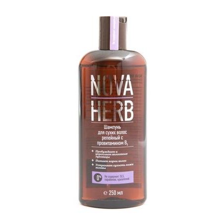 Шампунь для сухих волос Nova herb репей 250 мл