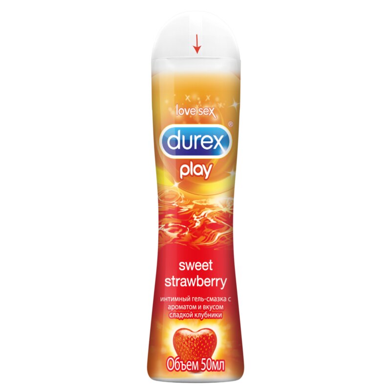 Гель-смазка Durex Play Sweet Strawberry с ароматом клубники 50 мл
