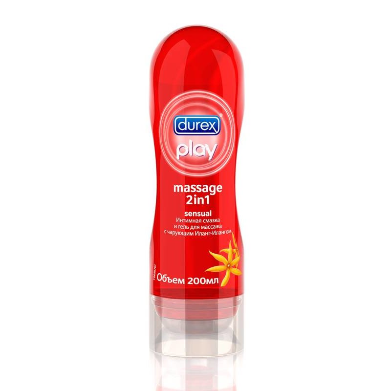 Гель-смазка Durex Play Massage с чарующим иланг-илангом 200 мл