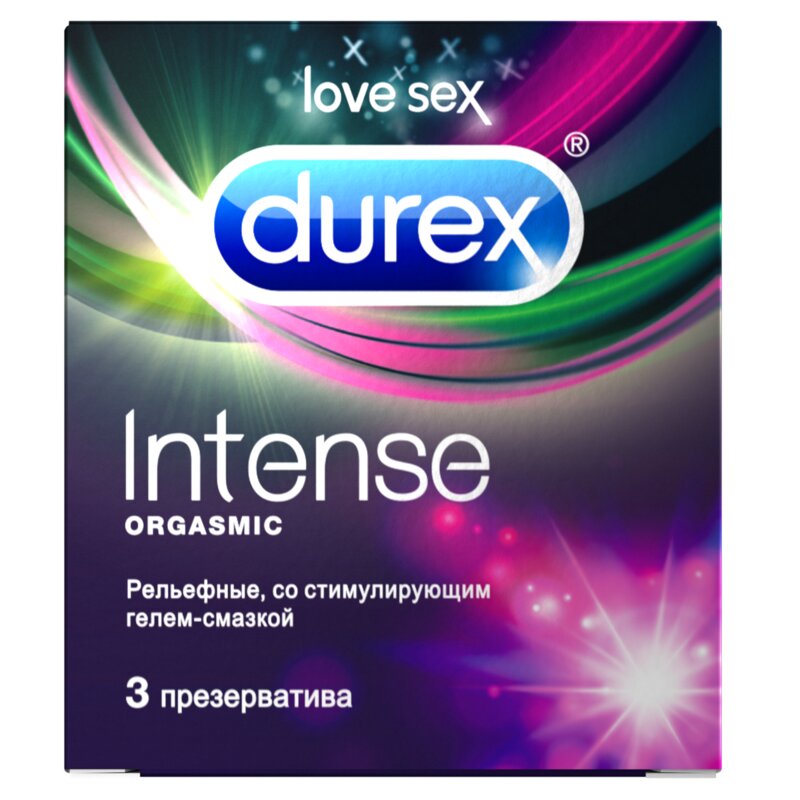 Презервативы Durex Intense Orgasmic 3 шт.