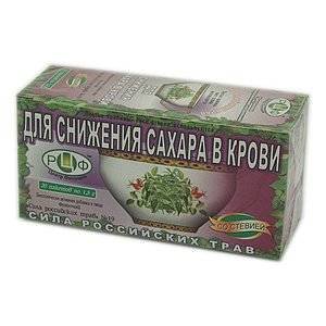Сила Российских трав Чай №19 для снижения сахара фильтр-пакеты 20 шт.
