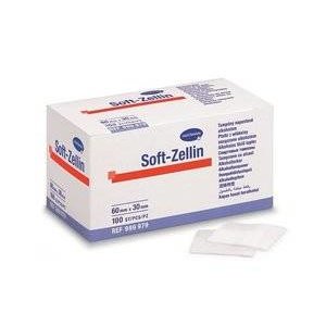 Салфетки Hartmann soft-zellin стерильные для инъекций 60 х 30 мм 100 шт.