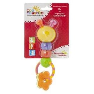 МД (21342) Погремушка-прорезыватель "Гусеничка"