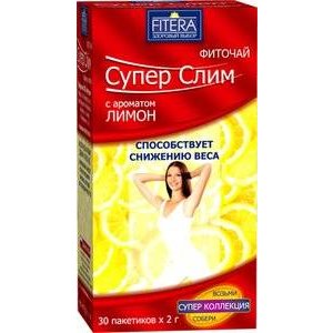 СУПЕР СЛИМ чай ф/п 30 шт. Лимон