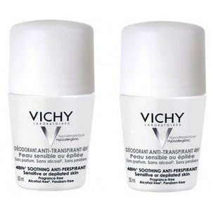 Дезодорант-шарик Vichy для чувствительной кожи 50 мл 2 шт.