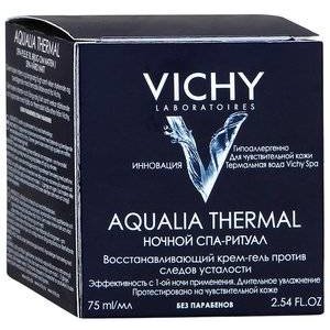 Ночной spa-уход крем-гель (уход-маска) Vichy Aqualia Thermal 75 мл