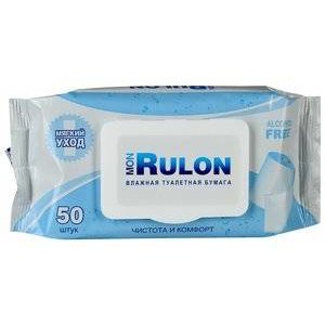Влажная туалетная бумага Mon Rulon 50 шт.