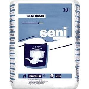 Подгузники Seni Basic р.XL 10 шт.