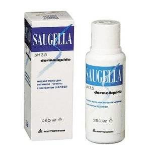 Саугелла дермоликвидо Мыло жидкое для интим гигиен 250мл 1 шт.