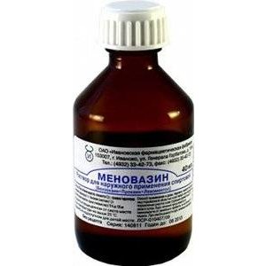 Меновазин раствор для наружного применения флакон 40 мл