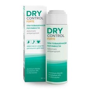 Антиперспирант Dry Control Forte 20% от обильного потоотделения без спирта 50 мл дабоматик