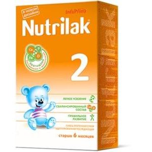 Nutrilak 2 Cухая молочная смесь 6-12 мес., 350 г