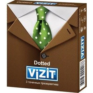 Презервативы Vizit Dotted Точечные 3 шт.