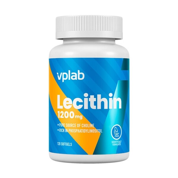 Vplab lecithin капсулы 1200мг 1800мг 120 шт.