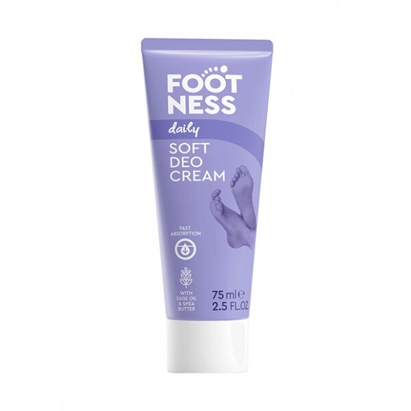 Footness део-крем для ног смягчающий 3 в 1 75 мл