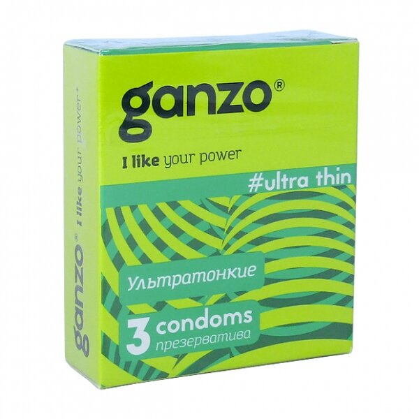 Ganzo презервативы супертонкие 3 шт.