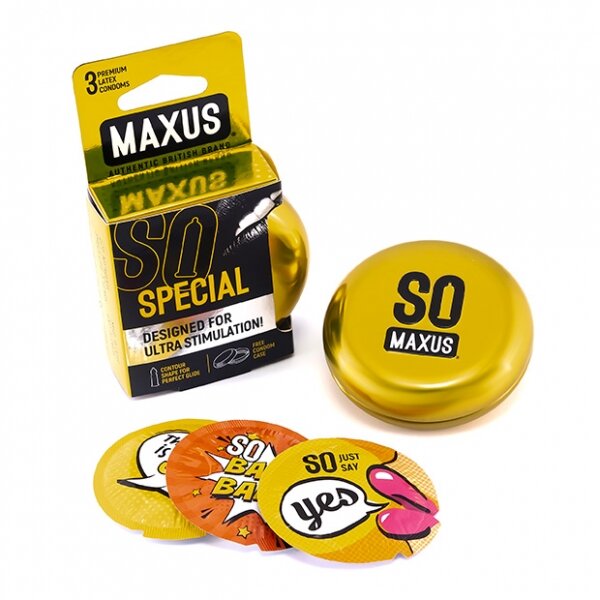 Презервативы Maxus special точечно-ребристые 3 шт.