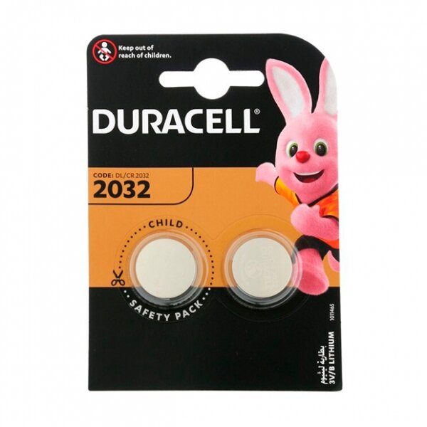 Duracell батарейка литиевая 3v dl2032 2 шт.
