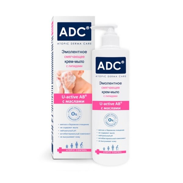 Adc крем-мыло для детей и взрослых смягчающее эмолентное 200мл