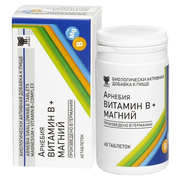 Магний+витамин В Арнебия таблетки 60 шт.