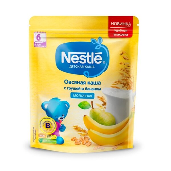 Каша молочная Nestle овсяная груша/банан/бифидобактерии 200 г