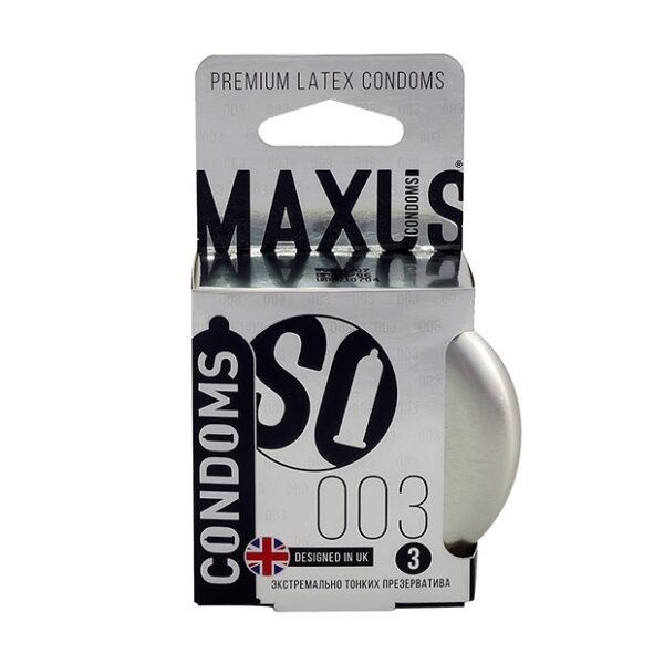 Презервативы Maxus экстремально тонкие 3 шт.