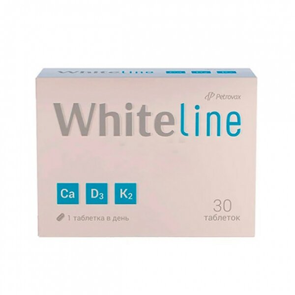 Whiteline кальций+d3+k2 таблетки 1560.8 мг 30 шт.