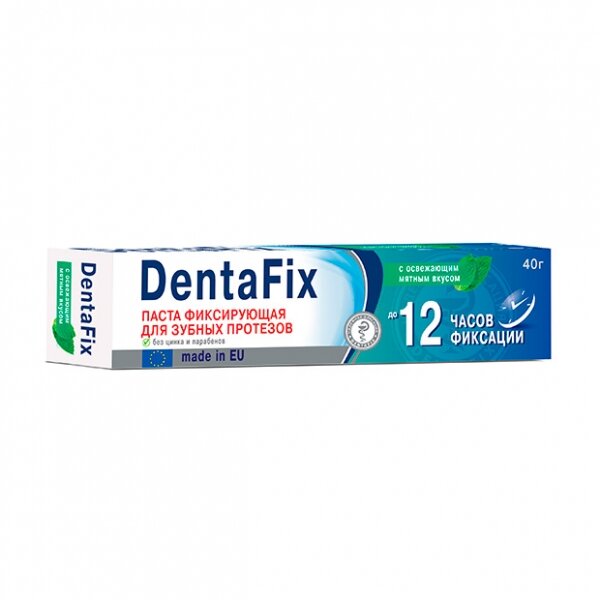 DentaFix паста для фиксации зубных протезов мятная 40 г
