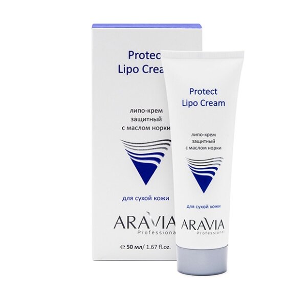 Липо-крем для лица Aravia Professional защитный с маслом норки 50 мл
