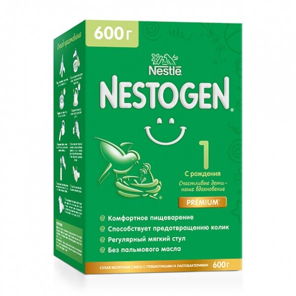 Смесь сухая молочная  Nestogen Nestle-1 600 г