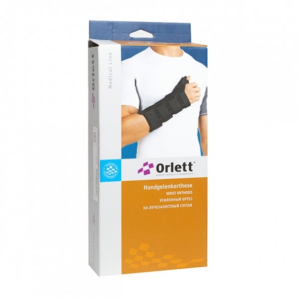Бандаж на лучезапястный сустав Orlett арт. WRS-302 размер L правый