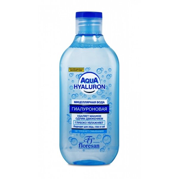 Флоресан aqua hyaluron вода мицеллярная для снятия макияжа 300мл ф-179
