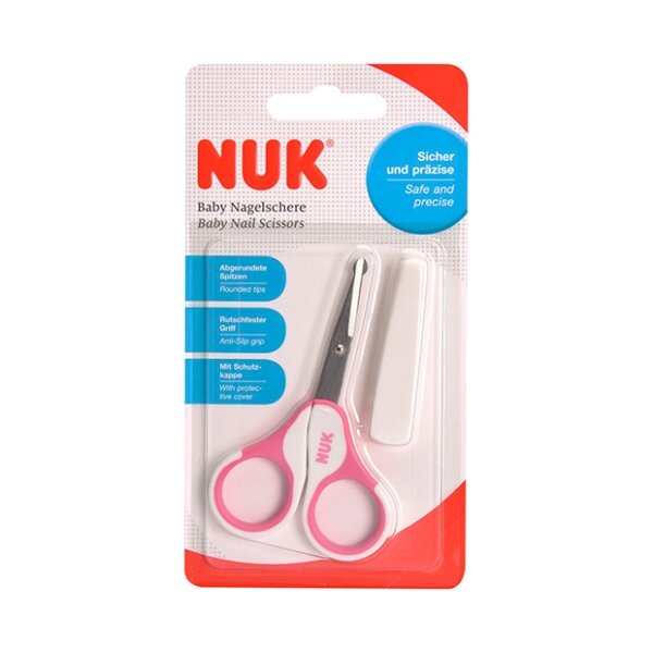 Ножницы Nuk детские красные