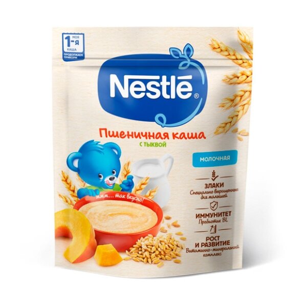 Каша молочная Nestle пшеница/тыква/бифидобактерии 200 г