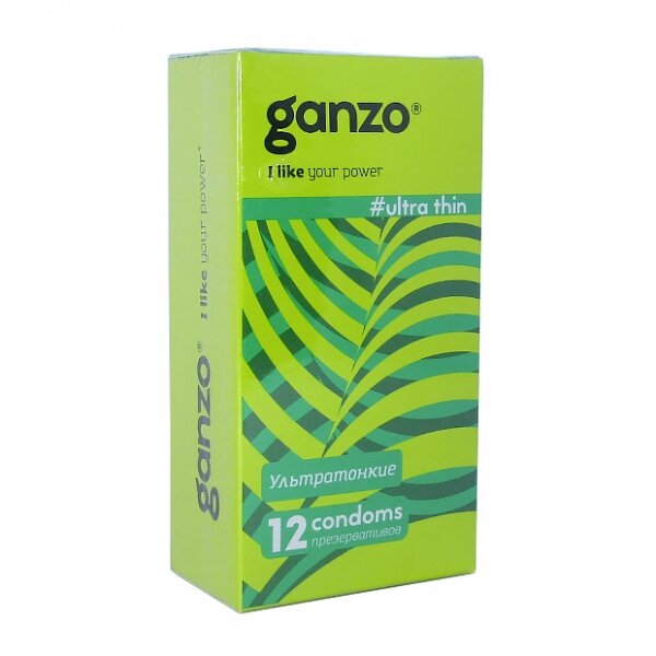 Ganzo презервативы супертонкие 12 шт.