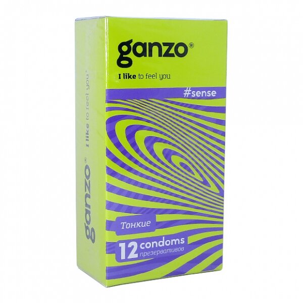 Ganzo презервативы 12 шт. sense