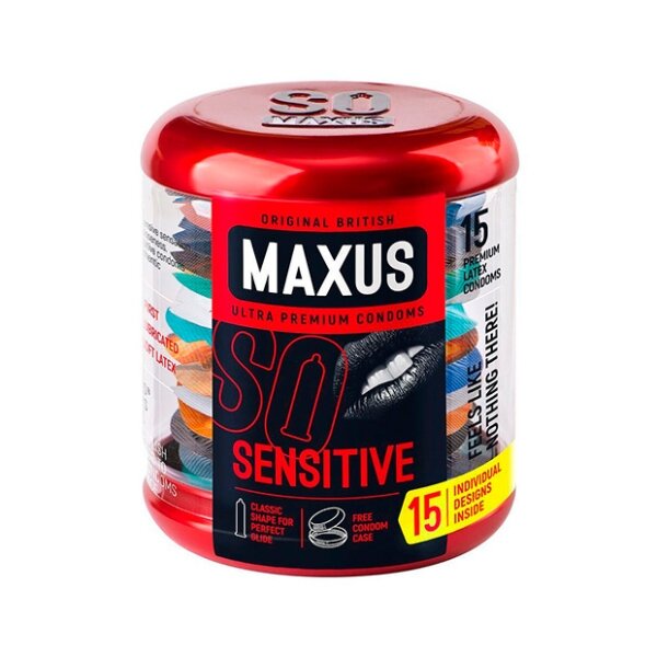 Презервативы Maxus sensitive ультратонкие 15 шт.
