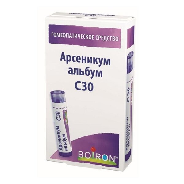 Арсеникум альбум с30 гранулы гомеопатические 4 г