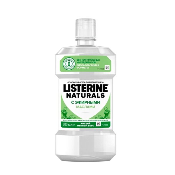 Listerine naturals ополаскиватель для полости рта 500мл
