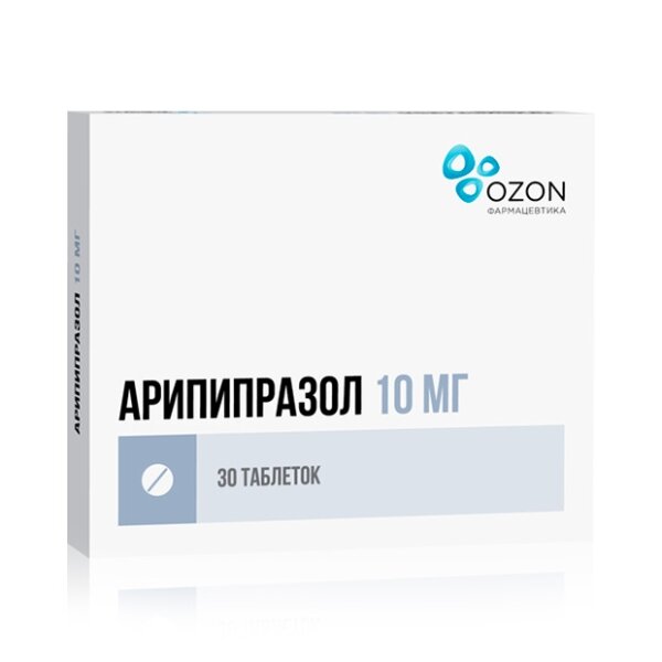 Арипипразол таблетки 10 мг 30 шт.