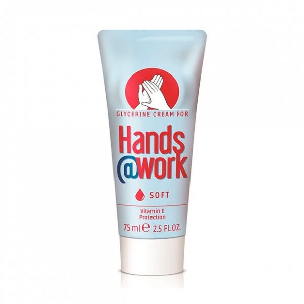 Крем для рук Hands@work soft глицериновый для защиты чувствительной кожи 75 мл