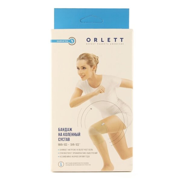 Бандаж на коленный сустав Orlett арт. MKN-103 размер XL