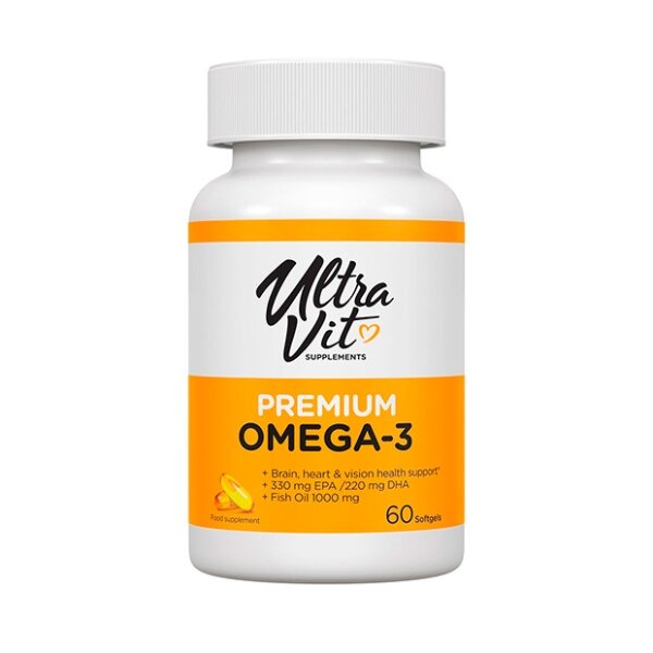 Omega-3 с витамином Е UltraVit Premium капсулы 60 шт.