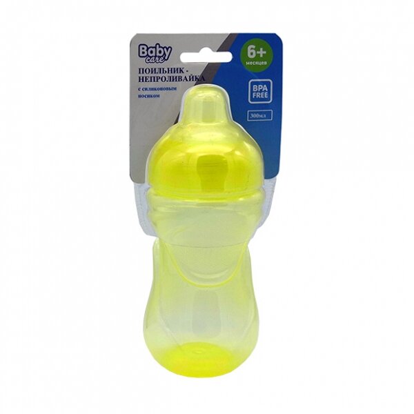Поильник-непроливайка БЭБИ К с силиконовым носиком от 6 мес. 300 мл