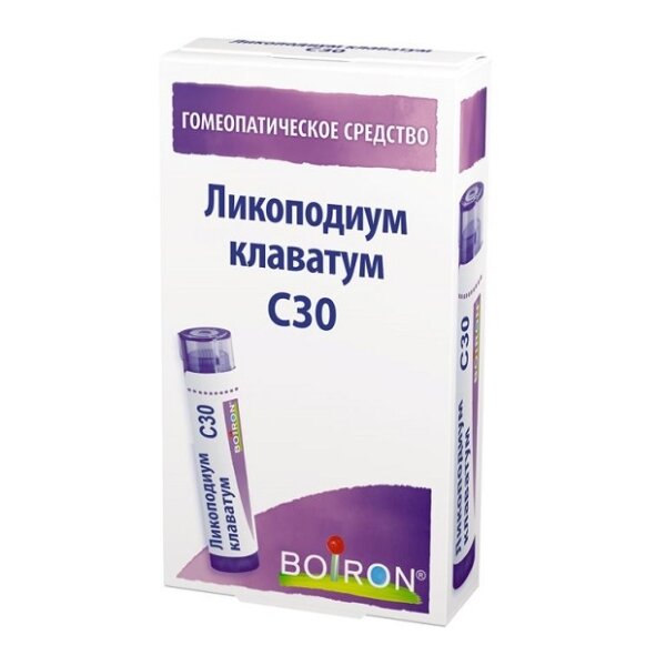 Ликоподиум клаватум с30 гранулы гомеопатические 4 г