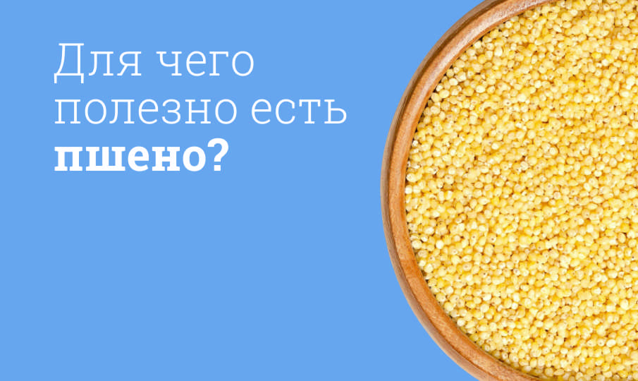 Пшено вред и польза