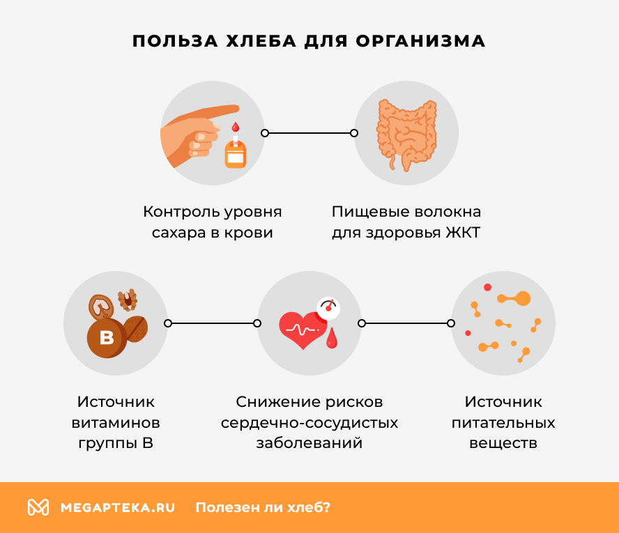 Польза хлеба для организма