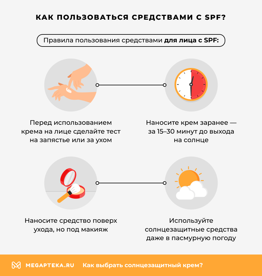 Как пользоваться средствами для лица с SPF?