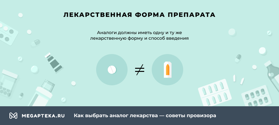 Лекарственная форма препарата