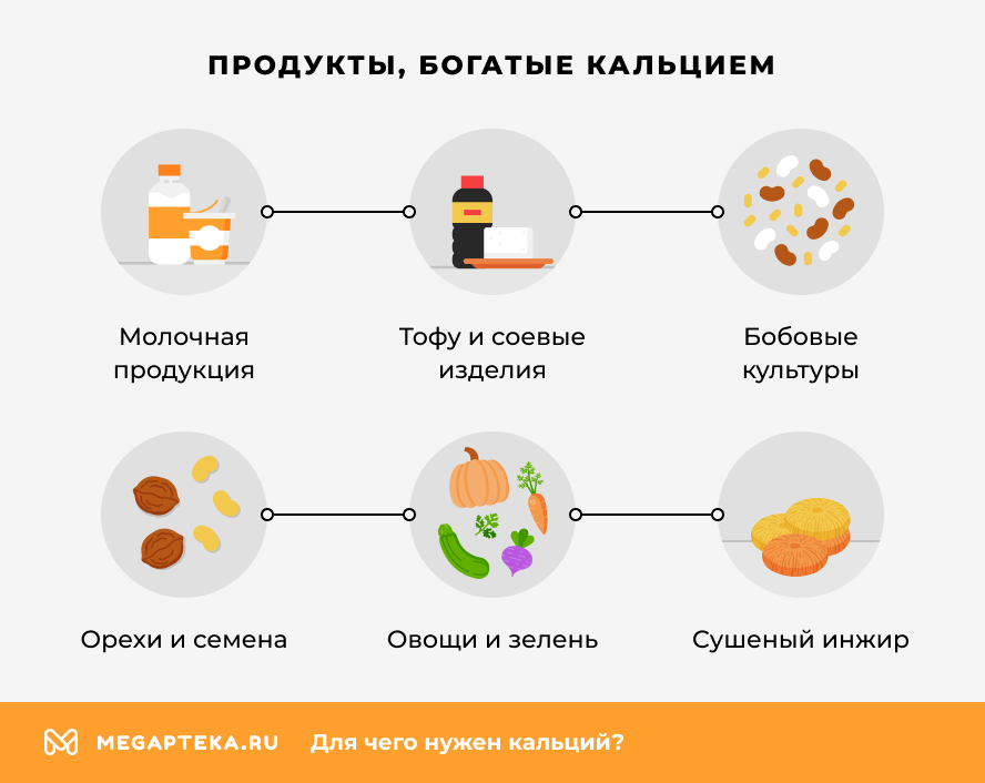 Продукты, богатые кальцием